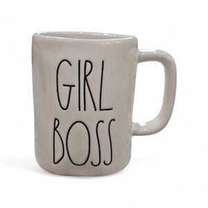 Rea Dunn Ceramic 'Girl Boss' Mug, New With Out Tags